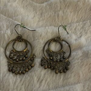 Elegant Gold Hoop Earrings (pre-loved)